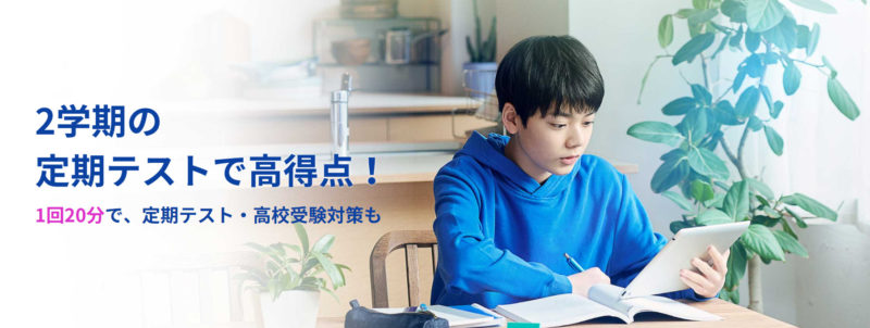 勉強する男の子
